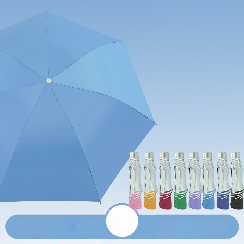 Rankinis sulankstomas skėtis su UV apsauga UPF>40, 8 ribų plieno rėmas, 190T audinys, logotipo pritaikymas