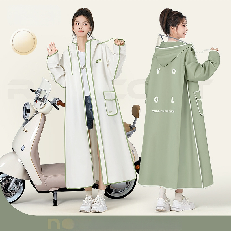 Πόντσο βροχής πεζοπορίας, EVA ύφασμα, ενήλικας, ένα άτομο, 322 γρ