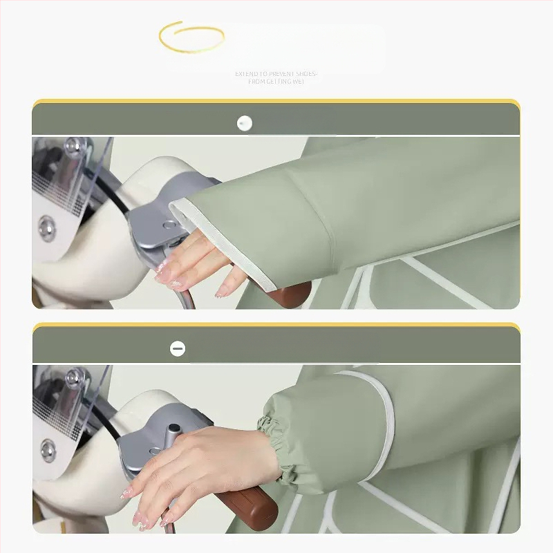 Πόντσο βροχής πεζοπορίας, EVA ύφασμα, ενήλικας, ένα άτομο, 322 γρ