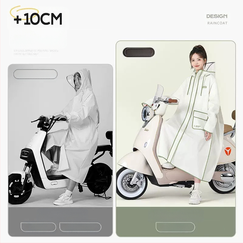 Πόντσο βροχής πεζοπορίας, EVA ύφασμα, ενήλικας, ένα άτομο, 322 γρ