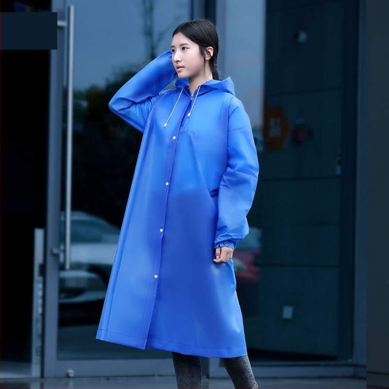 Rain Age EVA αδιάβροχο poncho για ενήλικες – ένα κομμάτι, EVA ύφασμα 1.2 mm, κατάλληλο για πεζοπορίες, με εκτυπωμένο λογότυπο, προσαρμογή