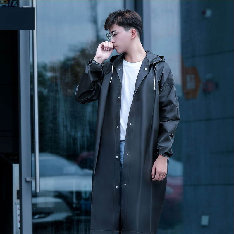 Rain Age EVA αδιάβροχο poncho για ενήλικες – ένα κομμάτι, EVA ύφασμα 1.2 mm, κατάλληλο για πεζοπορίες, με εκτυπωμένο λογότυπο, προσαρμογή