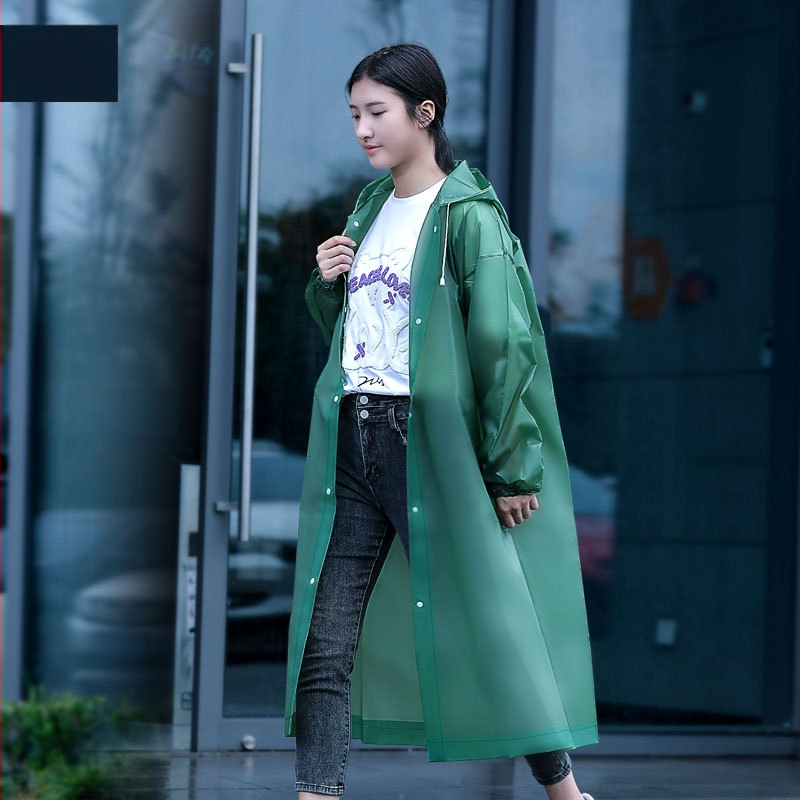 Rain Age EVA αδιάβροχο poncho για ενήλικες – ένα κομμάτι, EVA ύφασμα 1.2 mm, κατάλληλο για πεζοπορίες, με εκτυπωμένο λογότυπο, προσαρμογή