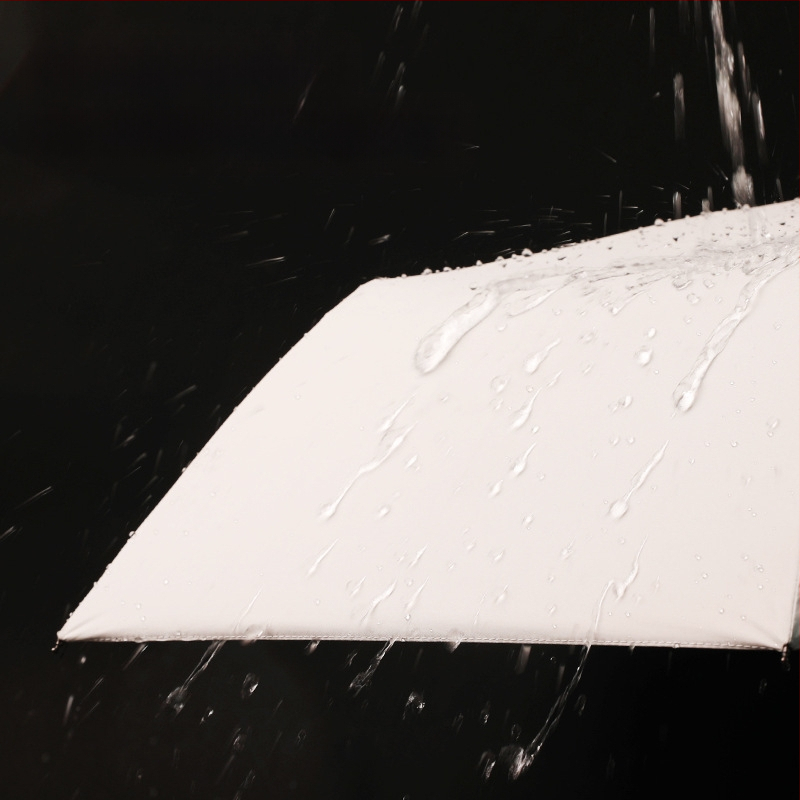 Automatīvais salokāmais lietussargs vīriešiem un sievietēm, dubulta saules un lietus izmantošana, pastiprināts ar 12 ribām no tērauda, UPF > 50.