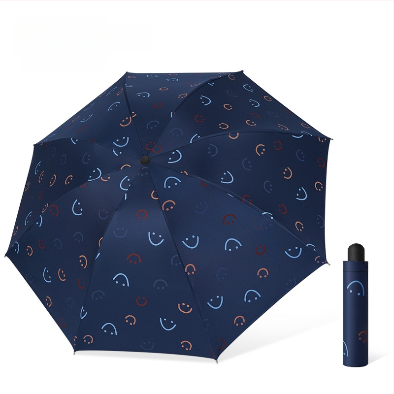 Skėtis - dvigubo naudojimo saulės ir lietaus, vinilinė medžiaga, 8 skersiniai geležiniai rėmai, rankinis atidarymas uždarymas, UPF > 40