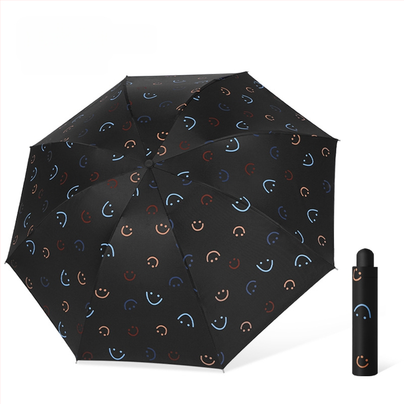 Skėtis - dvigubo naudojimo saulės ir lietaus, vinilinė medžiaga, 8 skersiniai geležiniai rėmai, rankinis atidarymas uždarymas, UPF > 40