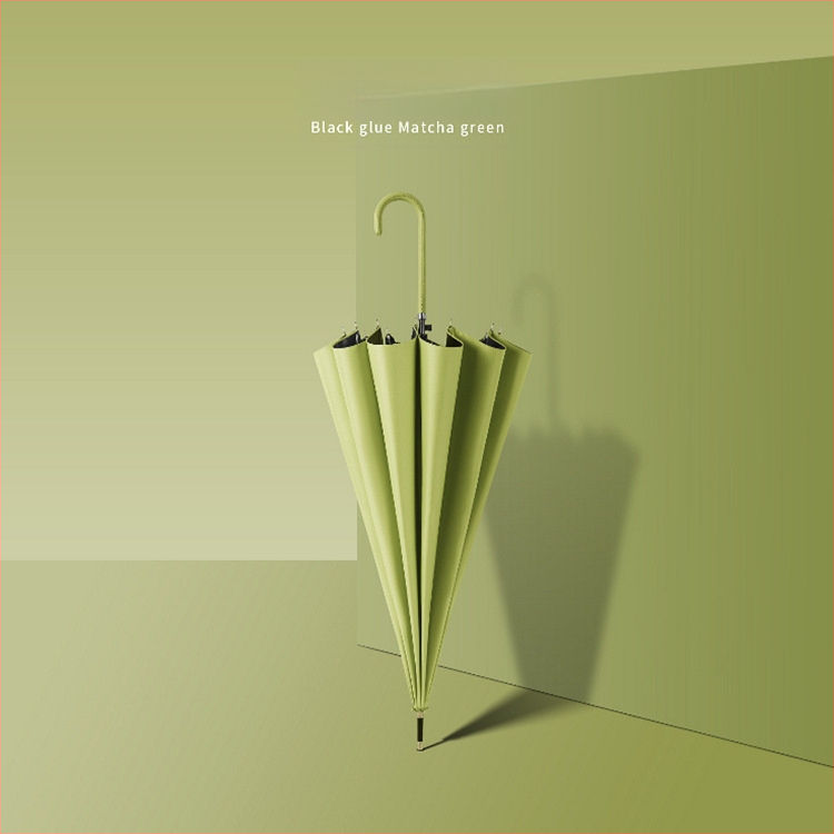 Ομπρέλα με μακριά λαβή, 16 μεταλλικές βέργες, ανθεκτική στον άνεμο, ύφασμα 210T, χειροκίνητο άνοιγμα