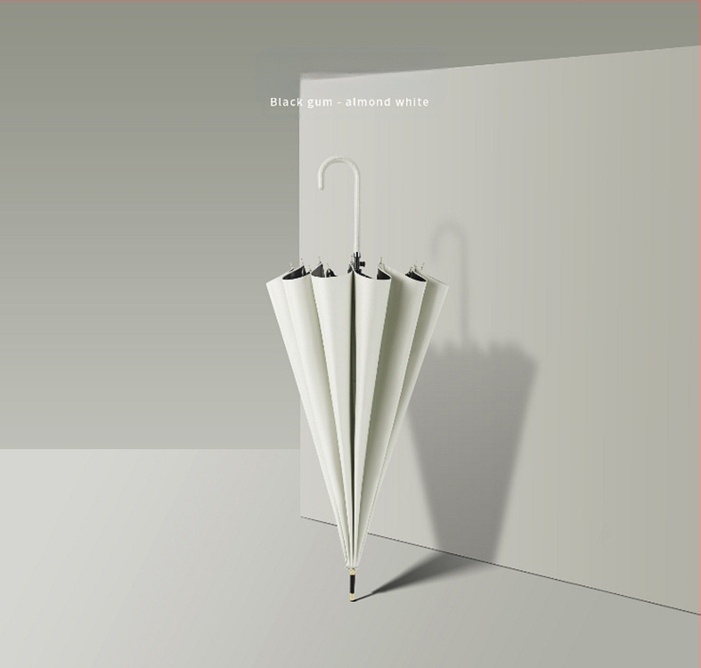 Ομπρέλα με μακριά λαβή, 16 μεταλλικές βέργες, ανθεκτική στον άνεμο, ύφασμα 210T, χειροκίνητο άνοιγμα