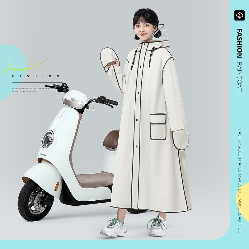 EVA lietaus pončas suaugusiems, vieno žmogaus žygio pončas, apie 350 g