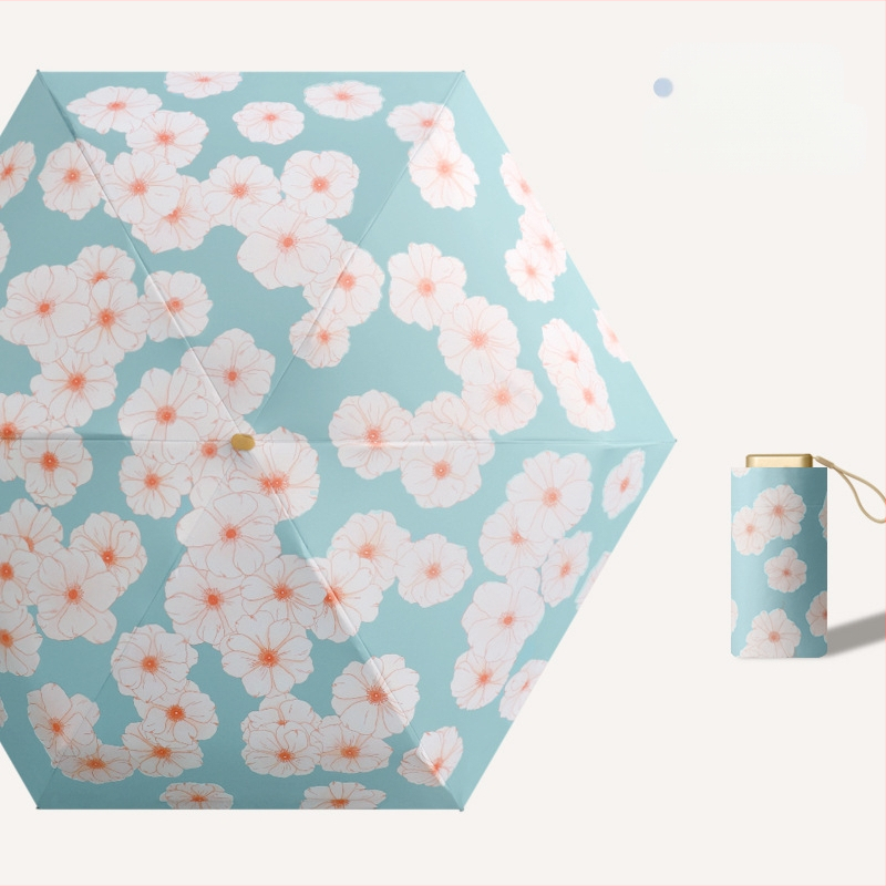 Ομπρέλα ήλίου με 16 βέργες, χειροκίνητο άνοιγμα, UV προστασία UPF 50+, βέργες από κράμα, λαβή από σκληρό ξύλο