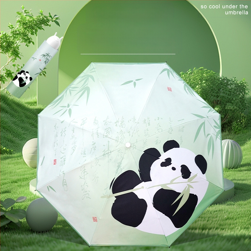 Senlaika stila lietussargs ar 16 ribām no alumīnija, saliekams, UV aizsardzība UPF50+, 170T audums