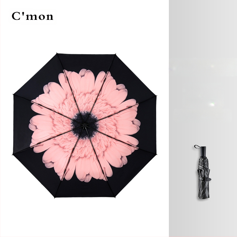 Ομπρέλα πέντε τμημάτων, ultra-light, συμπαγής, με UV προστασία UPF50+ για ήλιο και βροχή