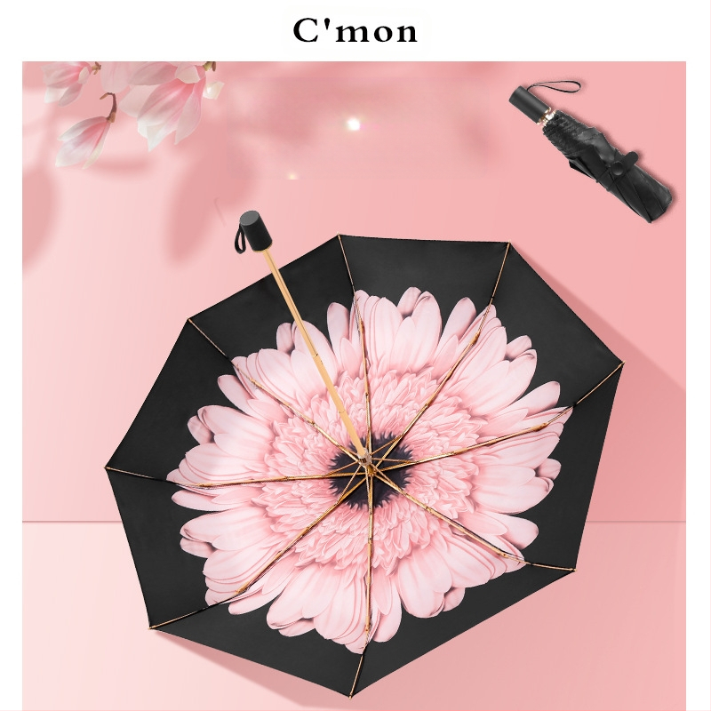 Ομπρέλα πέντε τμημάτων, ultra-light, συμπαγής, με UV προστασία UPF50+ για ήλιο και βροχή