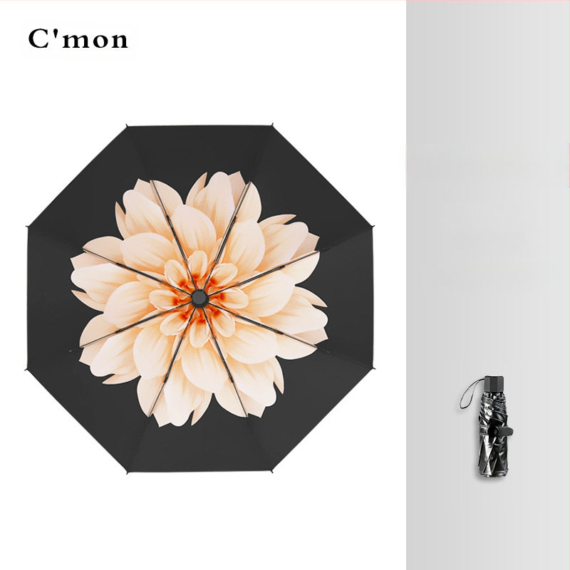 Ομπρέλα πέντε τμημάτων, ultra-light, συμπαγής, με UV προστασία UPF50+ για ήλιο και βροχή