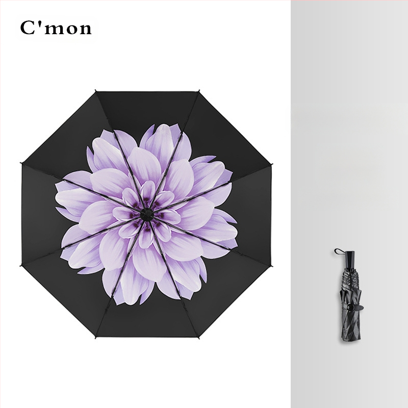 Ομπρέλα πέντε τμημάτων, ultra-light, συμπαγής, με UV προστασία UPF50+ για ήλιο και βροχή