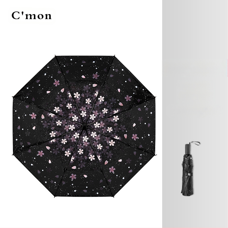 Ομπρέλα πέντε τμημάτων, ultra-light, συμπαγής, με UV προστασία UPF50+ για ήλιο και βροχή