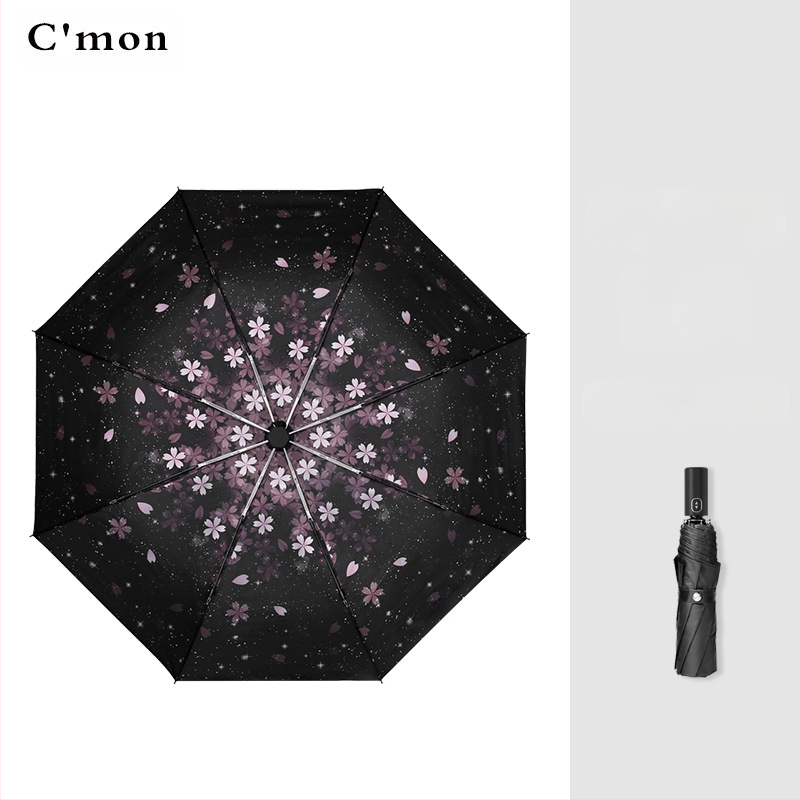 Ομπρέλα πέντε τμημάτων, ultra-light, συμπαγής, με UV προστασία UPF50+ για ήλιο και βροχή