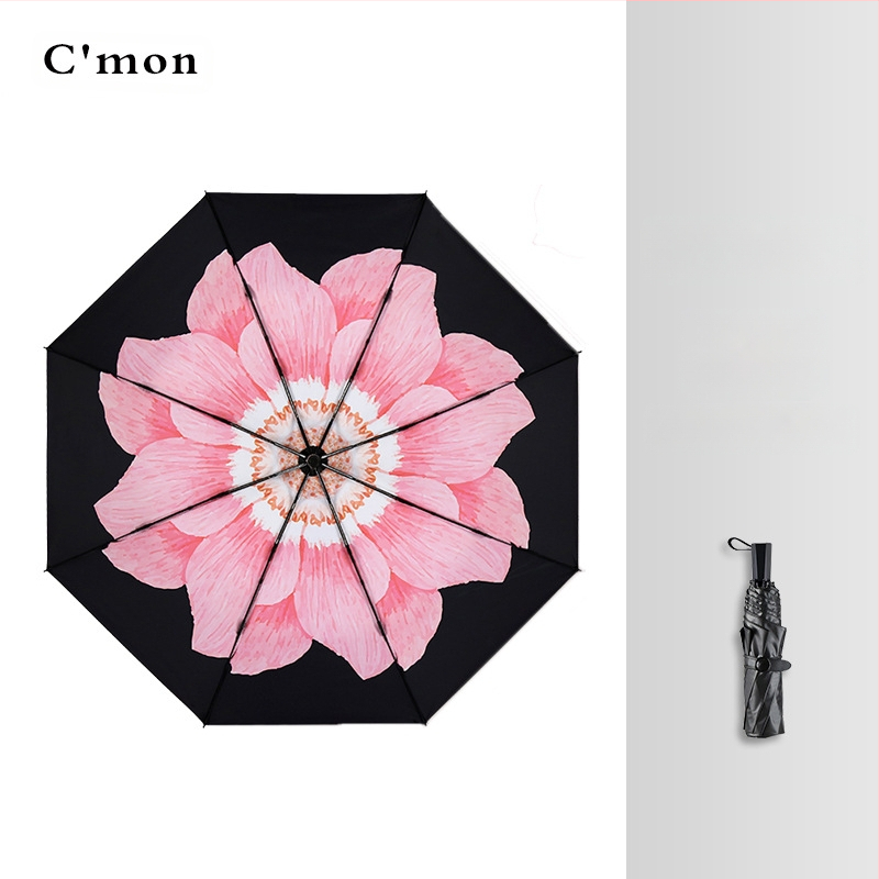 Ομπρέλα πέντε τμημάτων, ultra-light, συμπαγής, με UV προστασία UPF50+ για ήλιο και βροχή