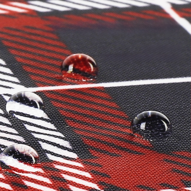 Klasszikus kockás összecsukható esernyő, manuális nyitás/zárás, uniszex, könnyű, 10 bordás vasváz, gumírozott fogantyú, 170T anyag, logó nyomás lehetséges