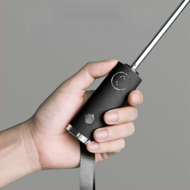 Automatikus fordított esernyő egyedi logó nyomtatással, fordított összecsukható kialakítás, UV védelem UPF > 50, 10 bordás váz rostból