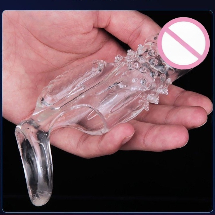 Пенис ръкав със заключващ механизъм и кристален дизайн (За възрастни, Не е внесен, Марка: Друга)