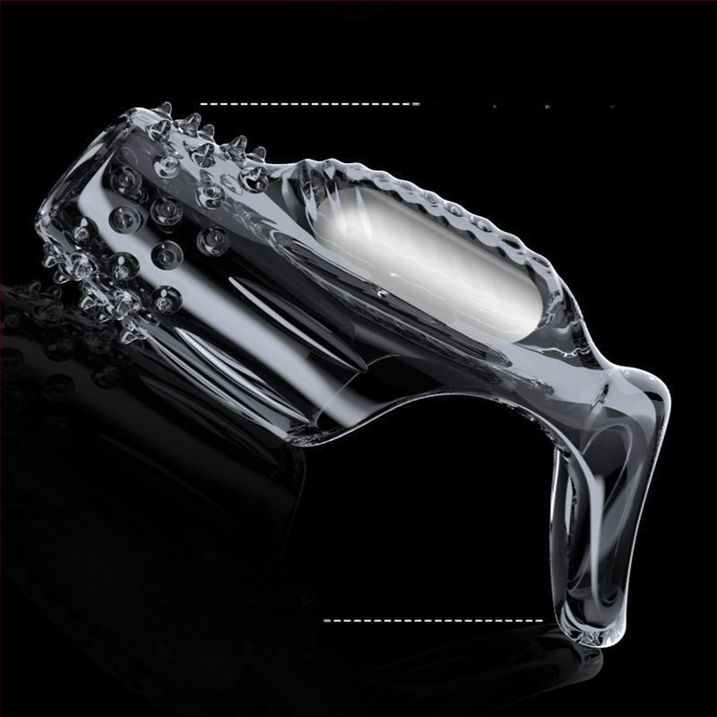 Пенис ръкав със заключващ механизъм и кристален дизайн (За възрастни, Не е внесен, Марка: Друга)