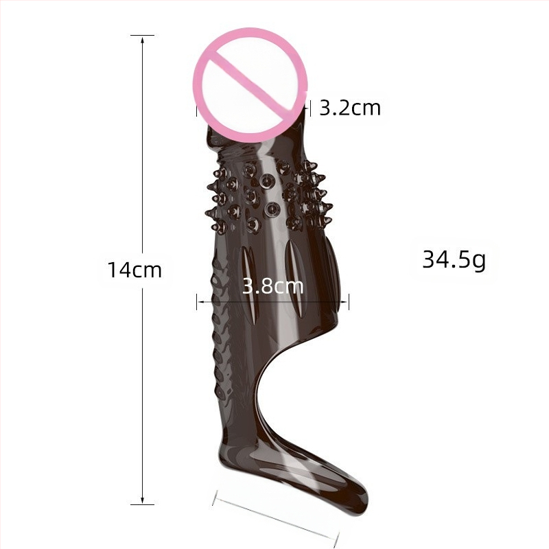 Пенис ръкав със заключващ механизъм и кристален дизайн (За възрастни, Не е внесен, Марка: Друга)