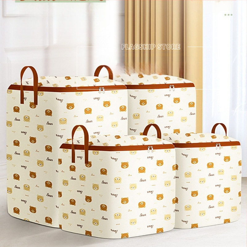 Junyu Τσάντα αποθήκευσης ρούχων από μη υφασμένο ύφασμα, μεγάλη χωρητικότητα, προστασία από σκόνη, ιαπωνικό στυλ, 2024 λανσάρισμα