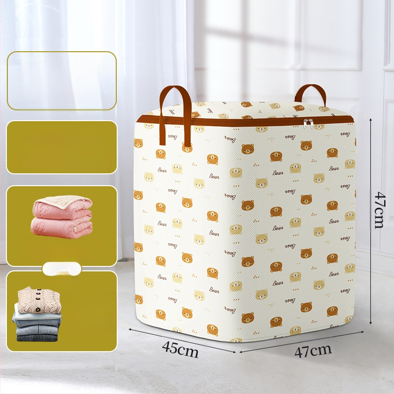 Junyu Τσάντα αποθήκευσης ρούχων από μη υφασμένο ύφασμα, μεγάλη χωρητικότητα, προστασία από σκόνη, ιαπωνικό στυλ, 2024 λανσάρισμα