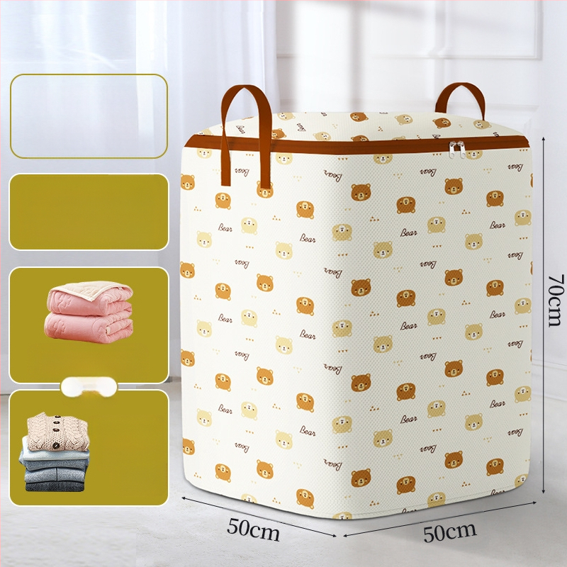 Junyu Τσάντα αποθήκευσης ρούχων από μη υφασμένο ύφασμα, μεγάλη χωρητικότητα, προστασία από σκόνη, ιαπωνικό στυλ, 2024 λανσάρισμα