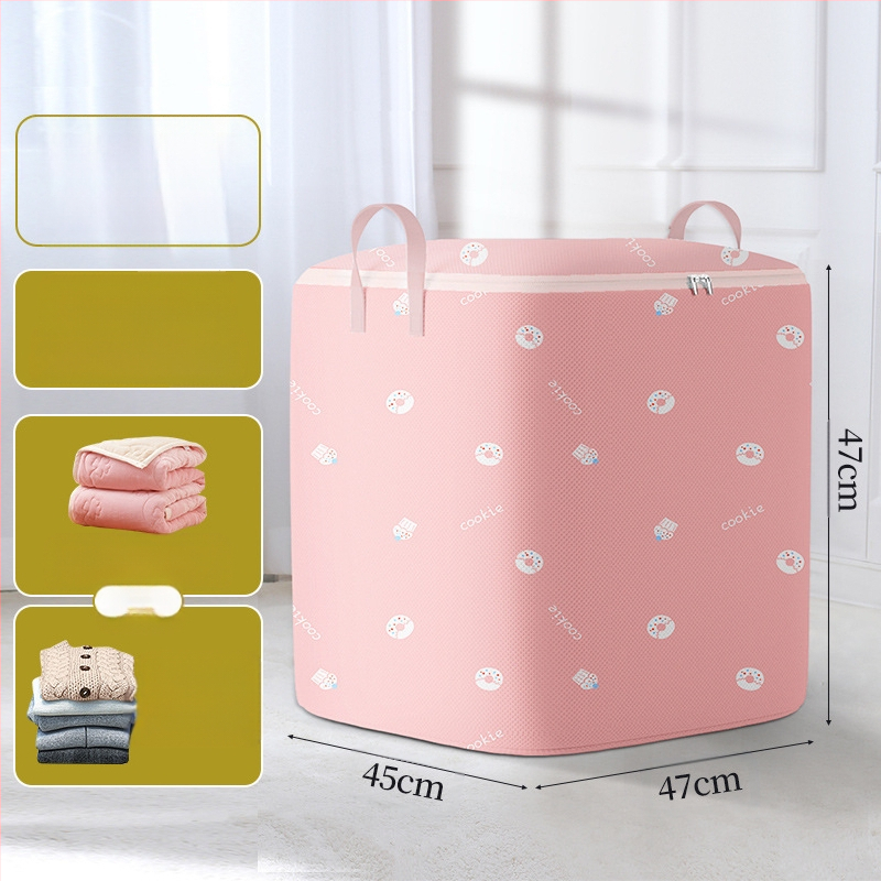 Junyu Τσάντα αποθήκευσης ρούχων από μη υφασμένο ύφασμα, μεγάλη χωρητικότητα, προστασία από σκόνη, ιαπωνικό στυλ, 2024 λανσάρισμα