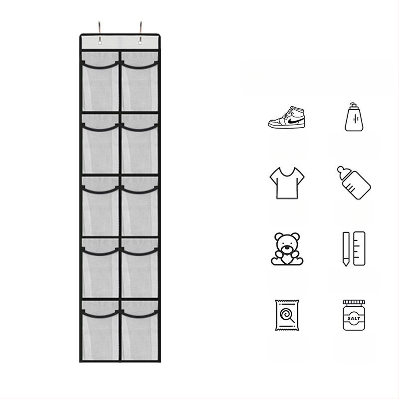 24 διαμερισμάτων κρεμαστός οργανωτής αποθήκευσης από μη υφασμένο ύφασμα; κατάλληλος για υπνοδωμάτιο, πολυχρηστικός για εσώρουχα, καλλυντικά και φάρμακα