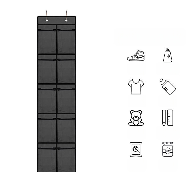 24 διαμερισμάτων κρεμαστός οργανωτής αποθήκευσης από μη υφασμένο ύφασμα; κατάλληλος για υπνοδωμάτιο, πολυχρηστικός για εσώρουχα, καλλυντικά και φάρμακα