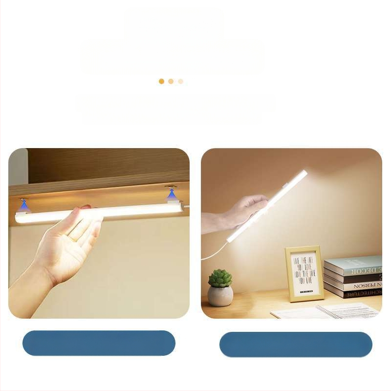 Λαμπα γραφείου με USB τροφοδοσία, διακόπτης κουμπιού, σώμα από PC, ρυθμιζόμενη φωτεινότητα, μοντέρνο μινιμαλιστικό στυλ