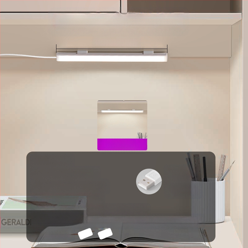 Λαμπα γραφείου με USB τροφοδοσία, διακόπτης κουμπιού, σώμα από PC, ρυθμιζόμενη φωτεινότητα, μοντέρνο μινιμαλιστικό στυλ