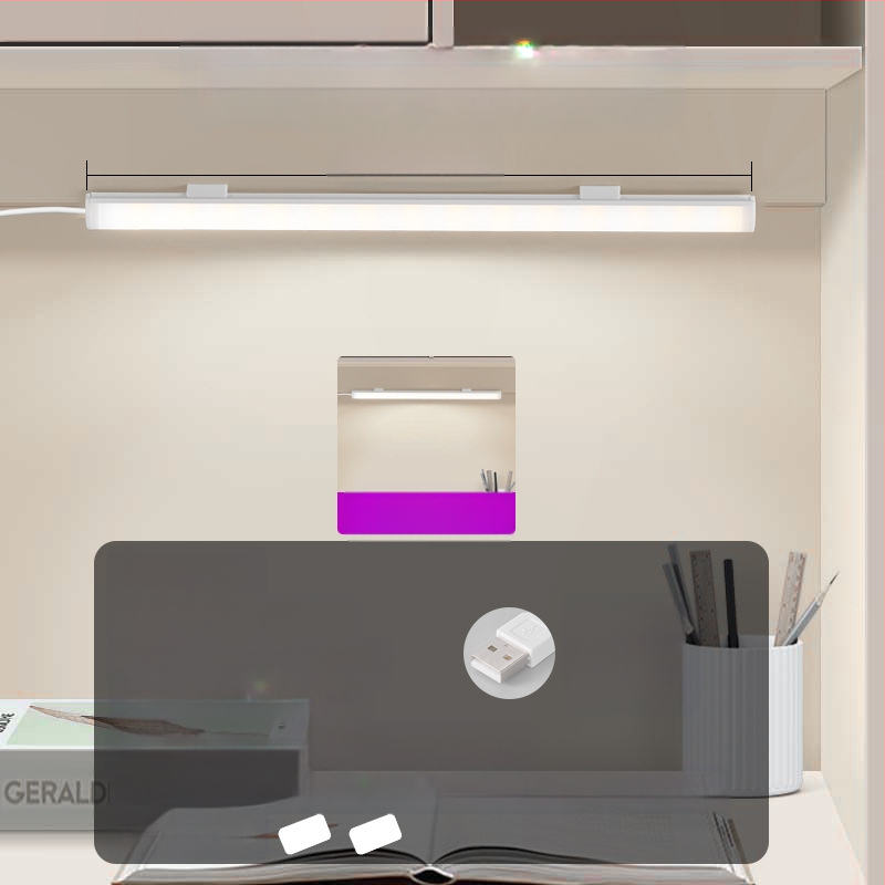 Λαμπα γραφείου με USB τροφοδοσία, διακόπτης κουμπιού, σώμα από PC, ρυθμιζόμενη φωτεινότητα, μοντέρνο μινιμαλιστικό στυλ