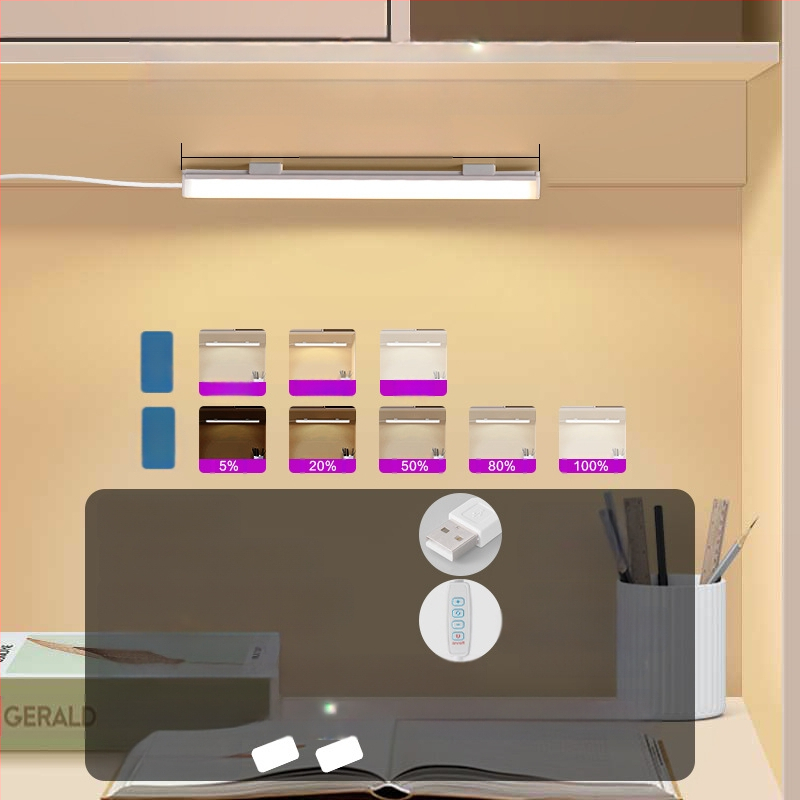 Λαμπα γραφείου με USB τροφοδοσία, διακόπτης κουμπιού, σώμα από PC, ρυθμιζόμενη φωτεινότητα, μοντέρνο μινιμαλιστικό στυλ