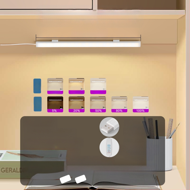 Λαμπα γραφείου με USB τροφοδοσία, διακόπτης κουμπιού, σώμα από PC, ρυθμιζόμενη φωτεινότητα, μοντέρνο μινιμαλιστικό στυλ