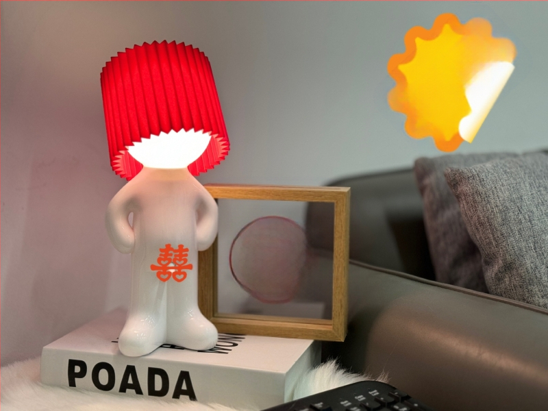 USB настолна лампа с креативен дизайн Mr P Little Shy — USB захранване, марка Meidi Youpin