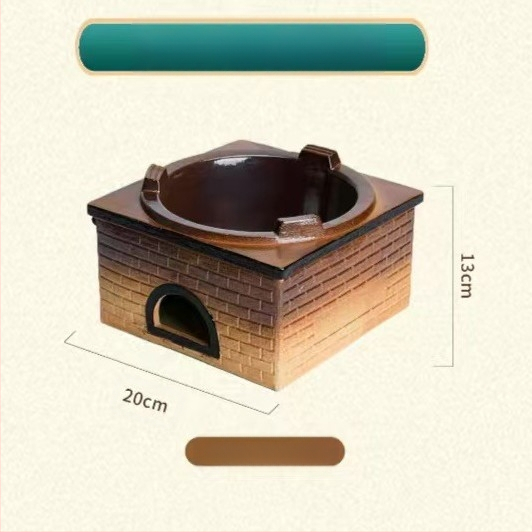 Lauko keraminis arbatos rinkinys su anglimi – kempingo arbatos rinkinys su atvira liepsna, nešiojamas, atsparus karščiui, tinkamas 6–10 žmonėms, pritaikymas galimas