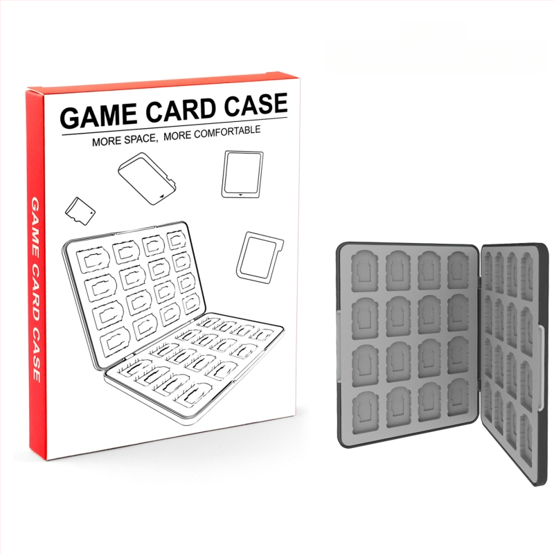 Cutie de stocare a cardurilor de joc Nintendo Switch 2 – magnetică, ABS + gel de silice, 64 32-in-1, compatibilă Switch 2/OLED/Switch/Lite, dimensiuni 17.5×13.5×2.4 cm, greutate 360 g