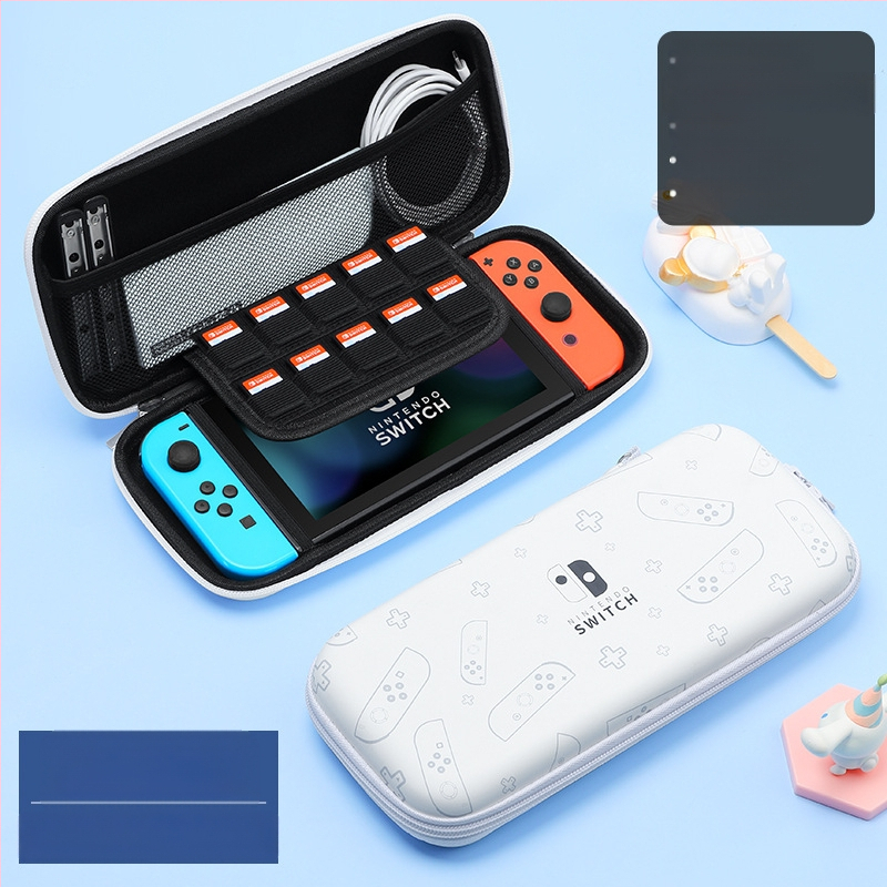 Θήκη αποθήκευσης για Nintendo Switch OLED με σκληρό περίβλημα, EVA+PU υλικό, ραφή, σχέδιο καρτούν με gradient, συμβατή με Switch OLED