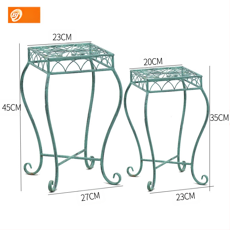 Σφυρήλατη βάση γλαστρών από σίδηρο, ρετρό σχεδίαση για δάπεδο, modular σχεδίαση, έως έξι επίπεδα