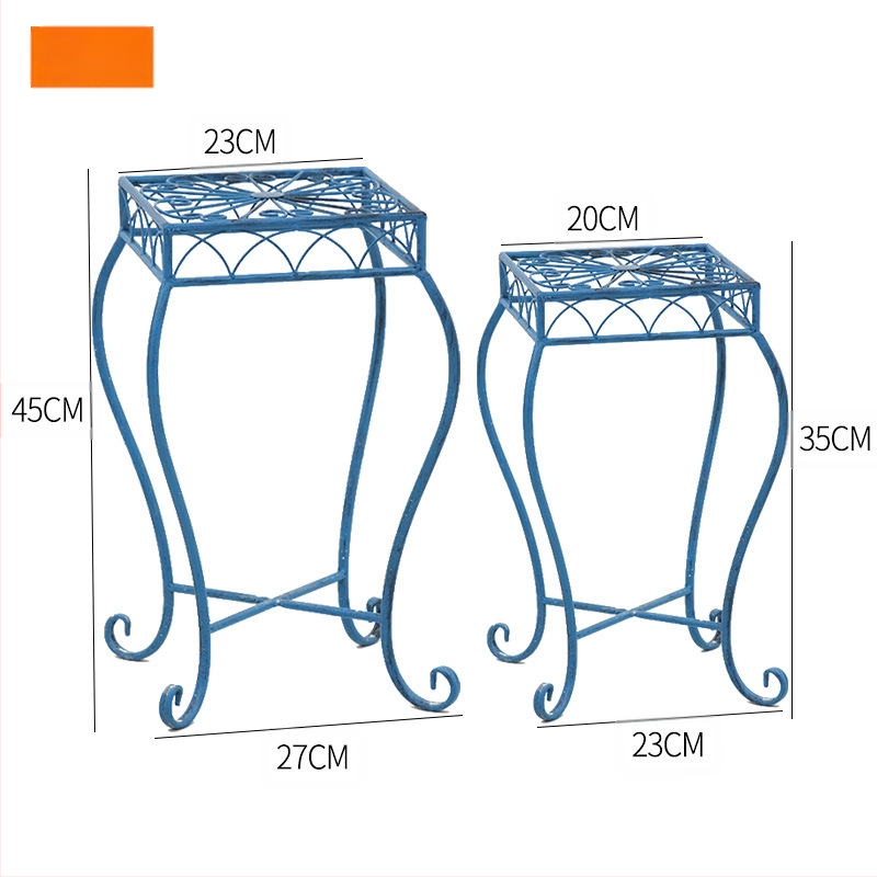 Σφυρήλατη βάση γλαστρών από σίδηρο, ρετρό σχεδίαση για δάπεδο, modular σχεδίαση, έως έξι επίπεδα