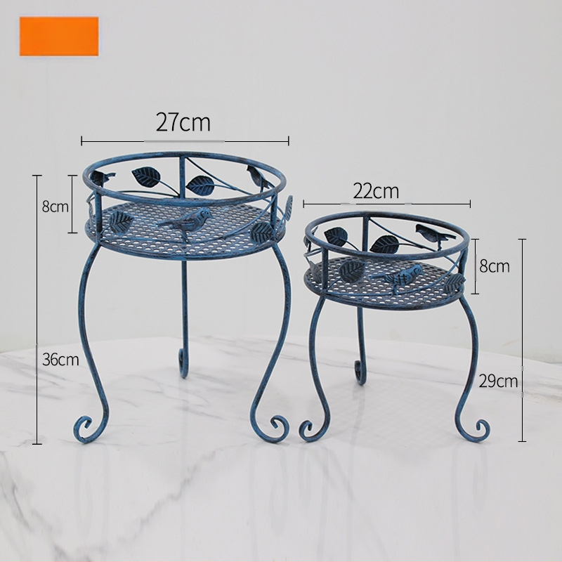 Σφυρήλατη βάση γλαστρών από σίδηρο, ρετρό σχεδίαση για δάπεδο, modular σχεδίαση, έως έξι επίπεδα