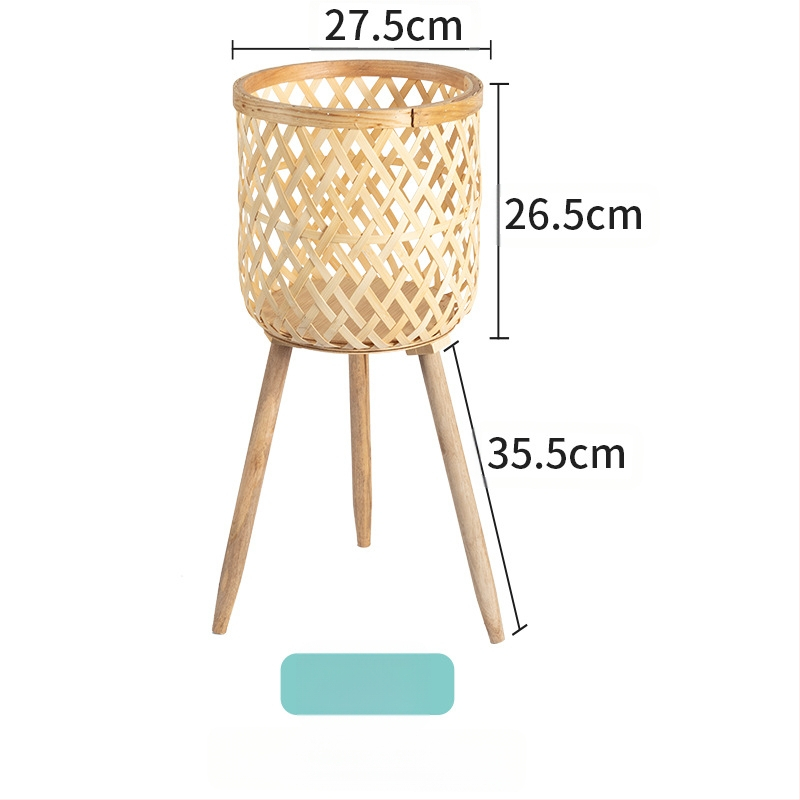 Coș de plante împletit – producție manuală, țesut din viță, decorativ (Material: Viță; Proces: Țesut; Producție: Manual; Personalizare: Da; Categoria: Coș împletit)