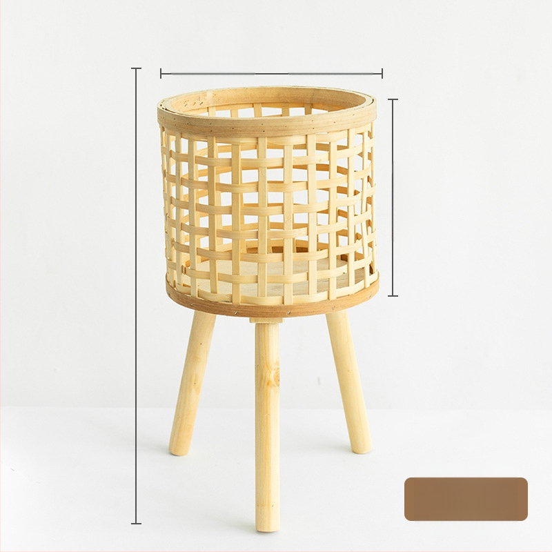 Coș de plante împletit – producție manuală, țesut din viță, decorativ (Material: Viță; Proces: Țesut; Producție: Manual; Personalizare: Da; Categoria: Coș împletit)