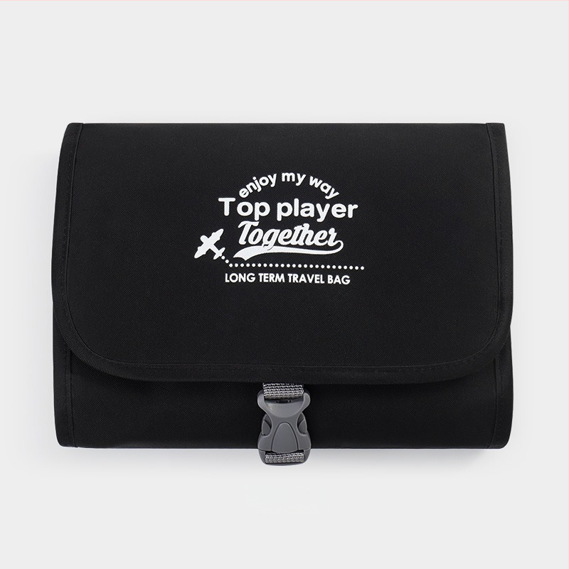 Geantă pentru toalete cu separare uscat-ud, portabilă, material Oxford, design simplu și modern, ideală pentru călătorii și deplasări de afaceri