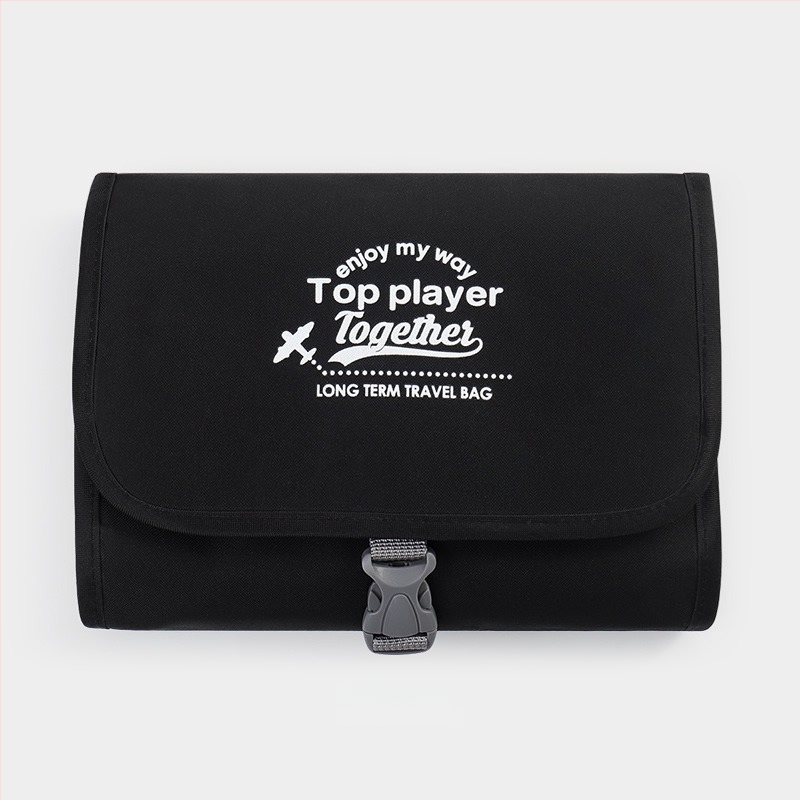 Geantă pentru toalete cu separare uscat-ud, portabilă, material Oxford, design simplu și modern, ideală pentru călătorii și deplasări de afaceri