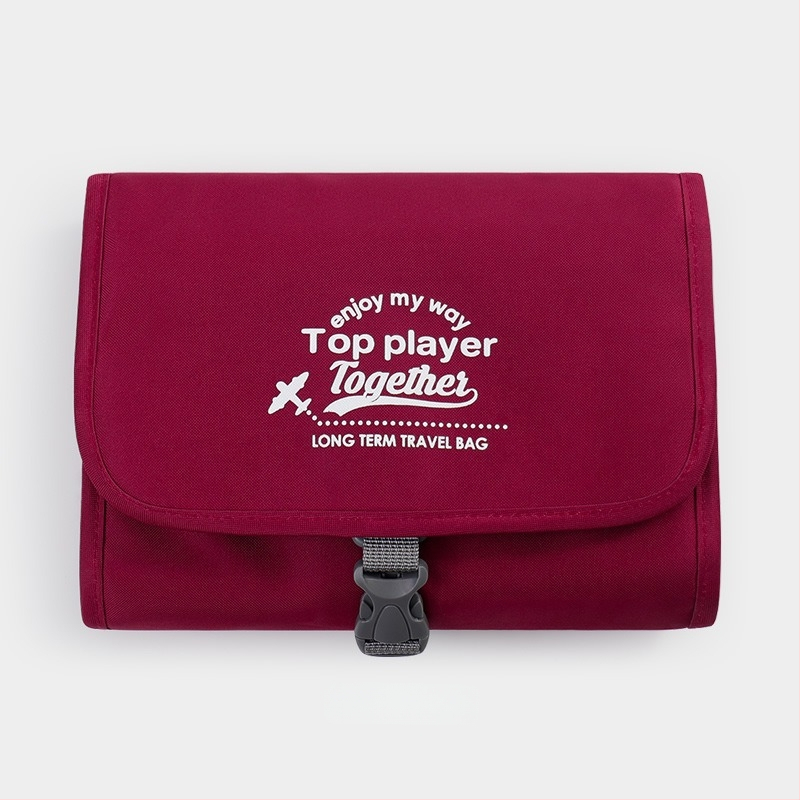 Geantă pentru toalete cu separare uscat-ud, portabilă, material Oxford, design simplu și modern, ideală pentru călătorii și deplasări de afaceri